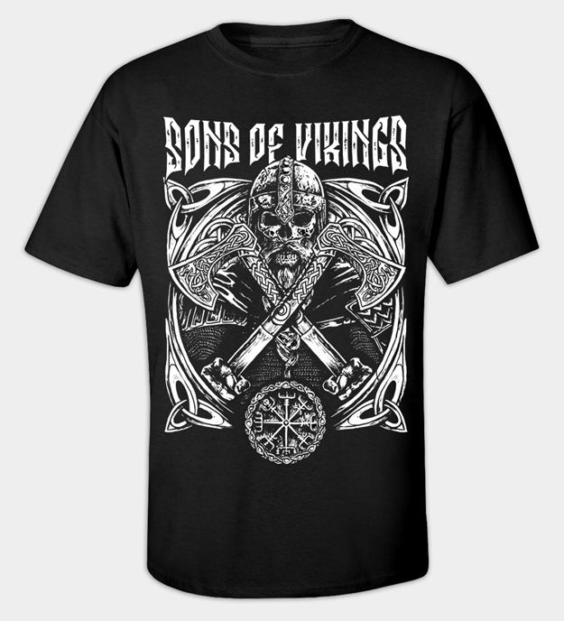 Sons of Vikings t-paita